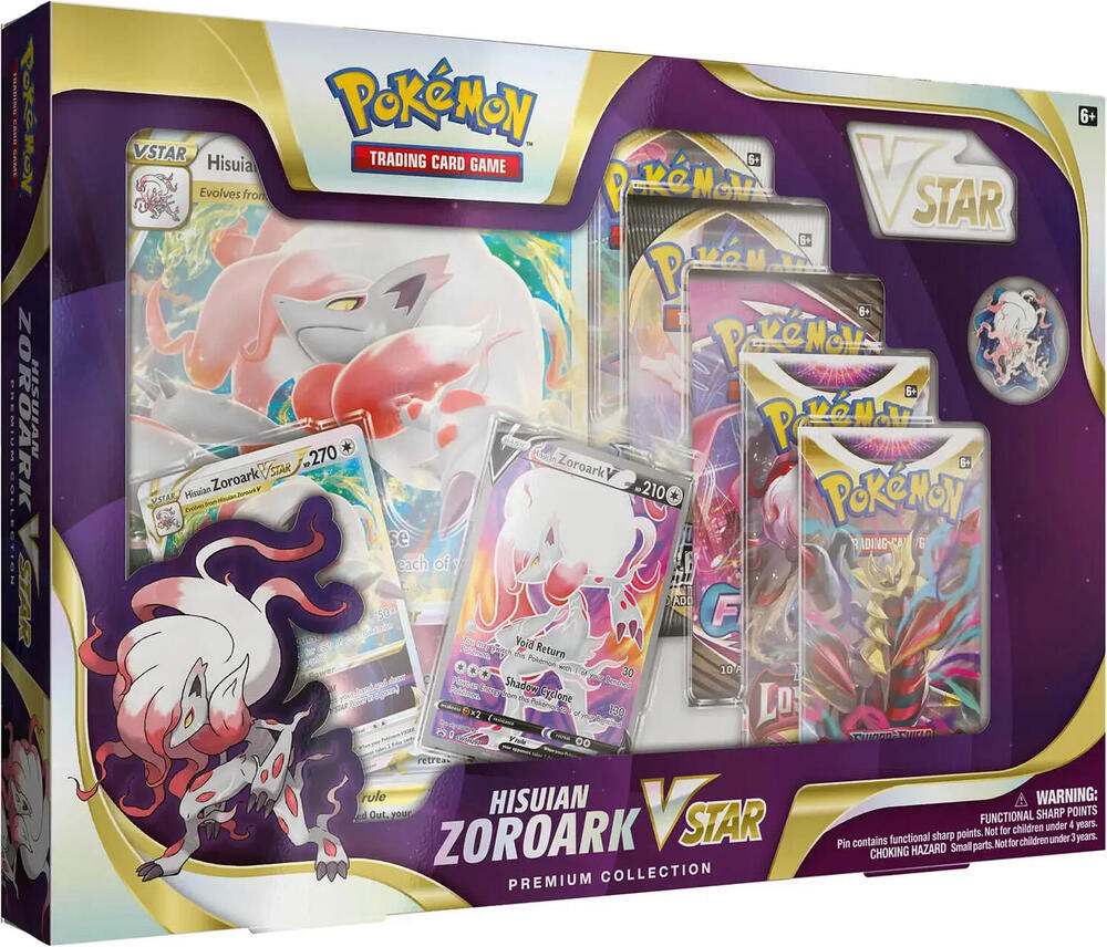 Pokémon Hisuian Zoroark VSTAR Premium Collection (International Version) – Englisch