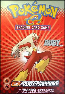 Pokémon EX Ruby & Sapphire Theme Deck - "Ruby" [Blaziken] – Englisch