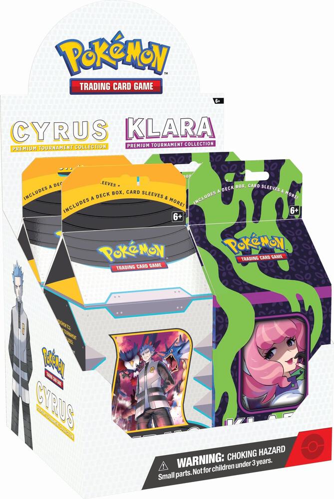 Pokémon Cyrus/Klara Premium Tournament Collection Display – Englisch