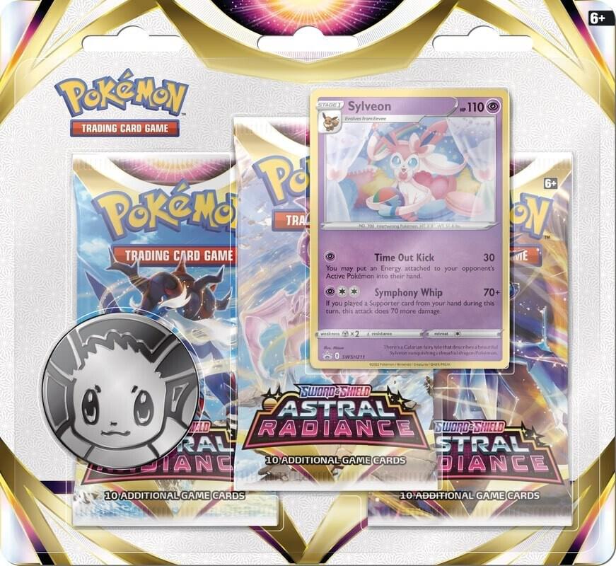 Pokémon Astral Radiance 3 Pack Blister [Sylveon] – Englisch