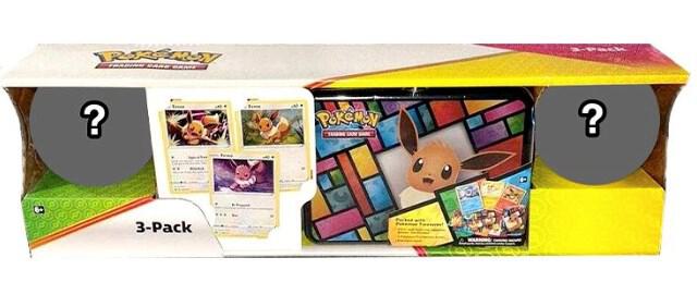Pokémon Costco Pokemon Collector 3-Pack: Eevee Treasure Chest + 2 Poke Ball Tins – Englisch