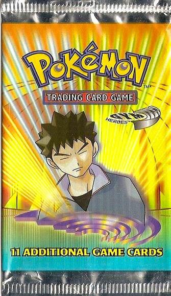 Pokémon Gym Heroes Booster Pack [Unlimited Edition] – Englisch