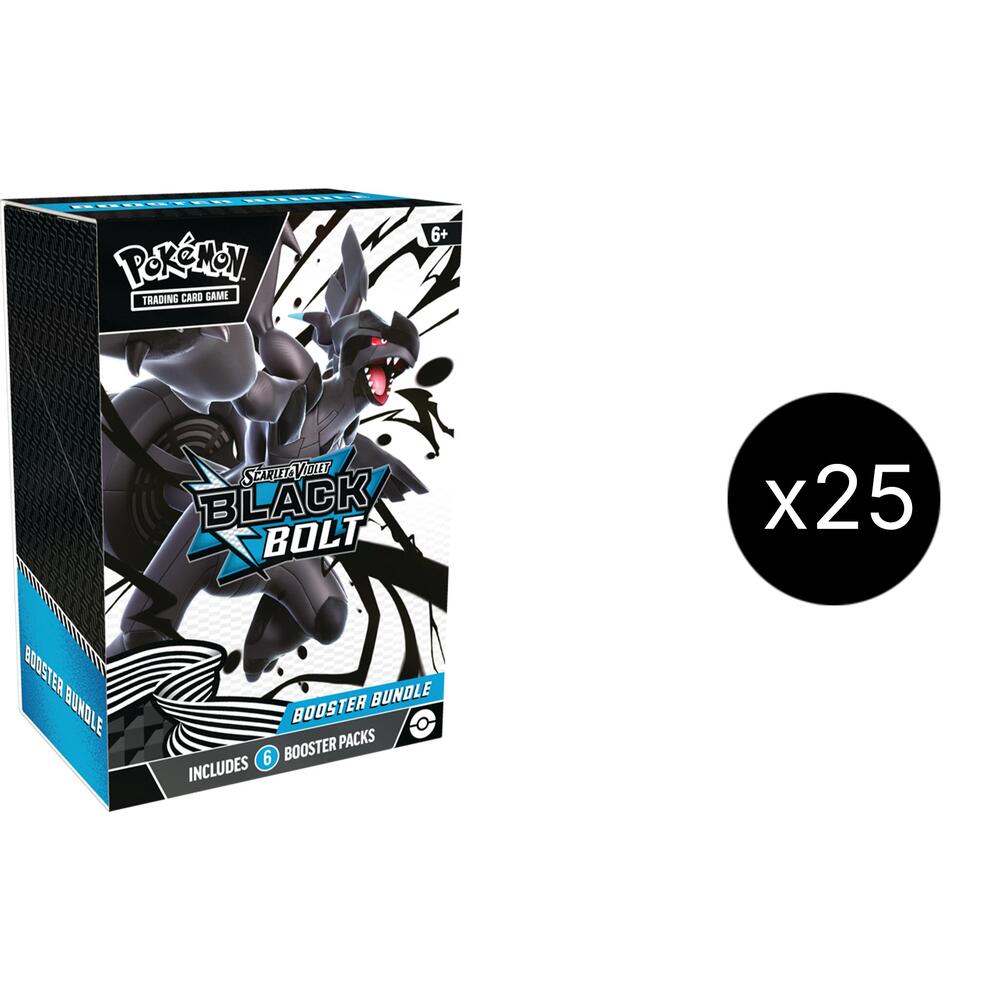 Pokémon Black Bolt Booster Bundle Case – Englisch
