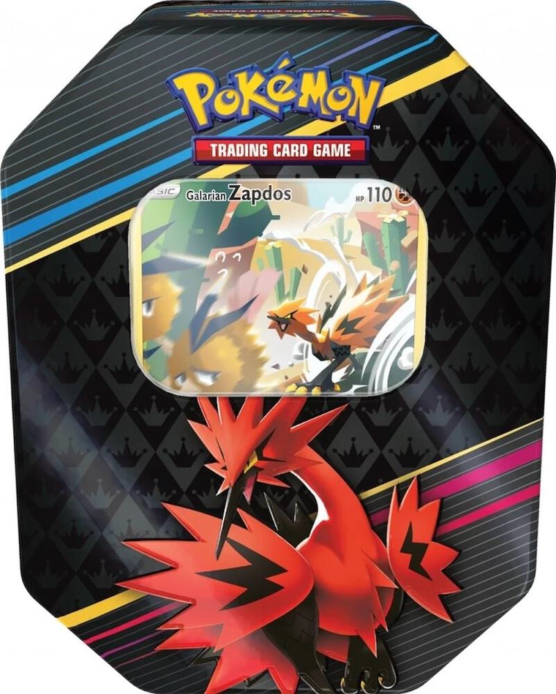 Pokémon Crown Zenith Tin [Galarian Zapdos] (International Version) – Englisch