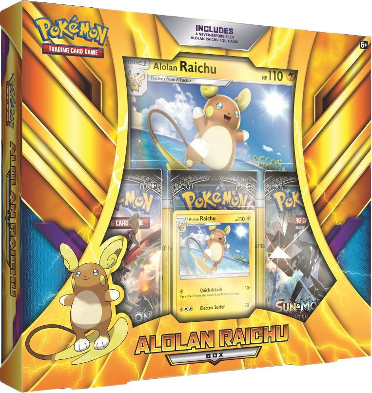 Pokémon Alolan Raichu Box – Englisch