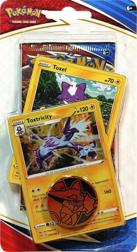 Pokémon Battle Styles Premium Checklane Blister [Toxtricity] – Englisch