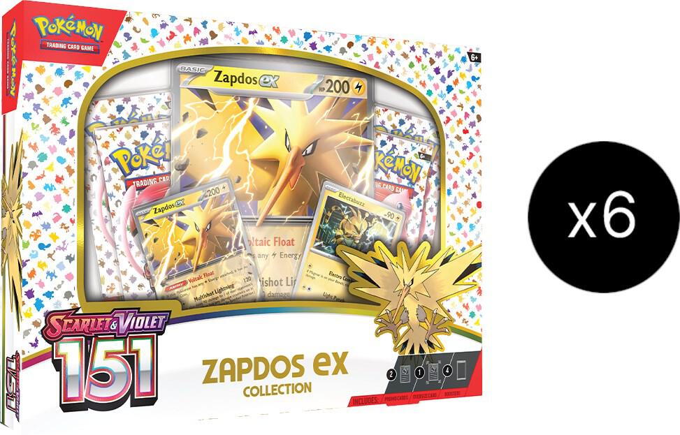 Pokémon 151 Collection Zapdos ex Case – Englisch