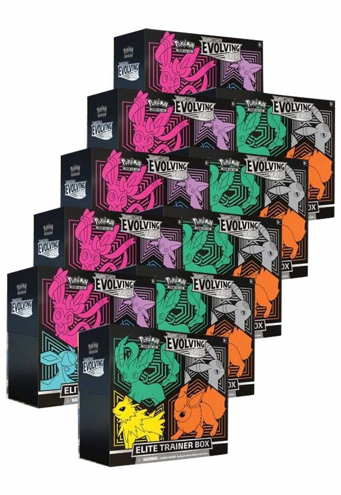 Pokémon Evolving Skies Elite Trainer Box Case – Englisch