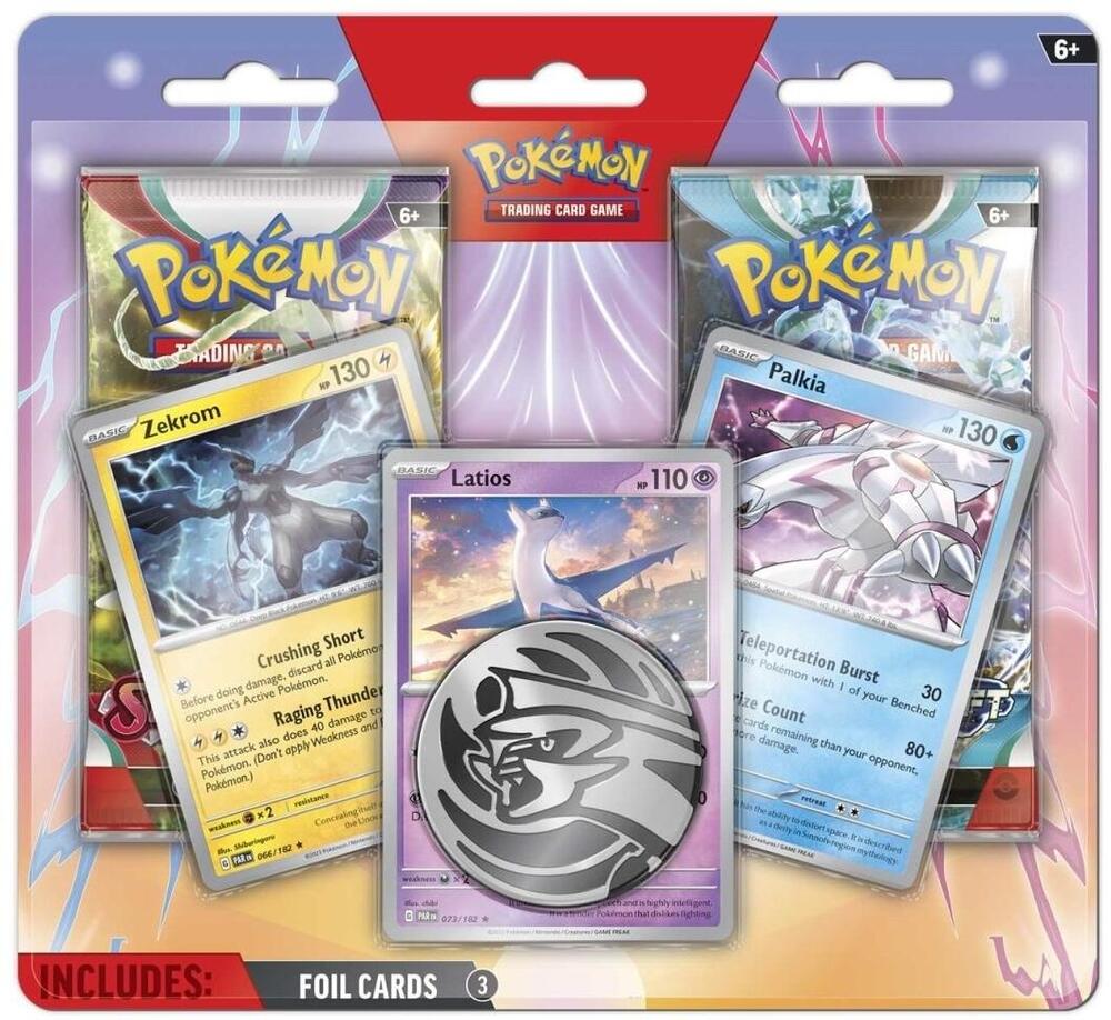 Pokémon Enhanced 2-Pack Blister Pack [Latios, Zekrom & Palkia] – Englisch