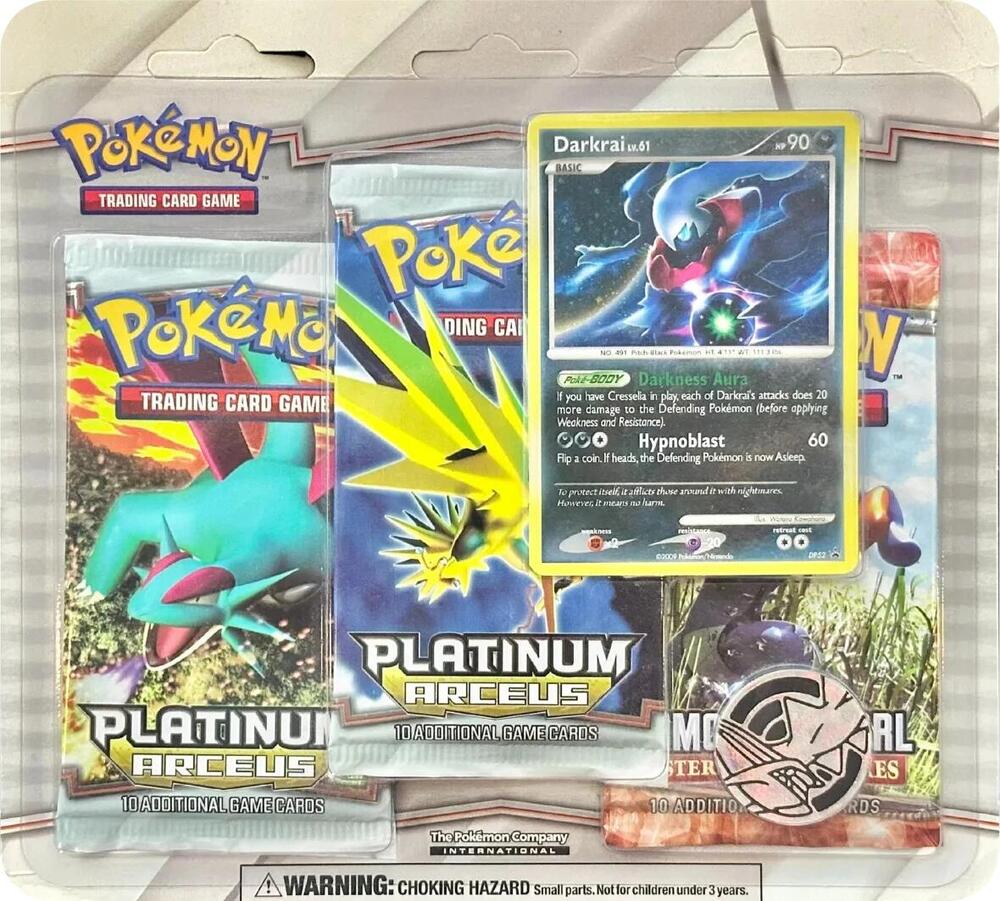 Pokémon Arceus 3 Pack Blister [Darkrai] – Englisch