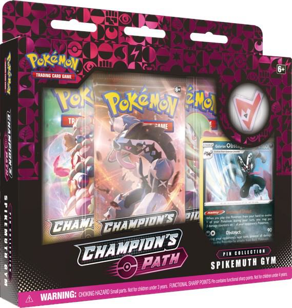 Pokémon Champion's Path Pin Collection [Spikemuth Gym] – Englisch