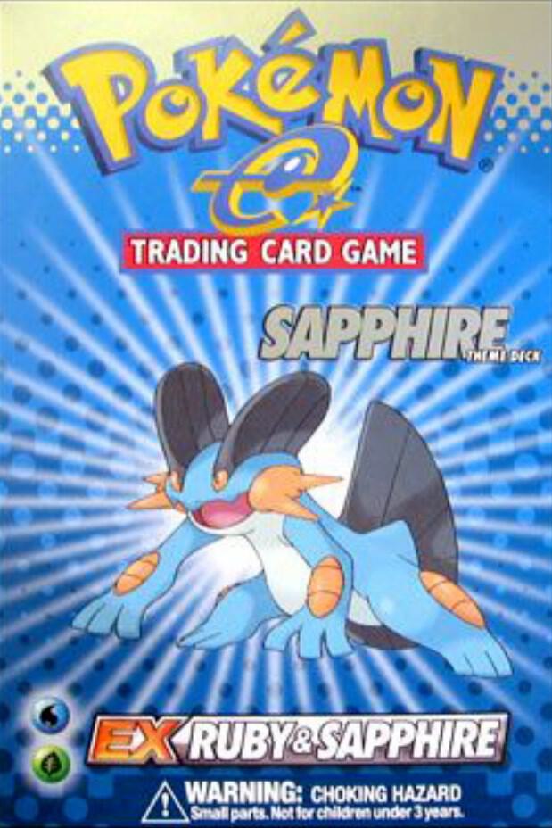 Pokémon EX Ruby & Sapphire Theme Deck - "Sapphire" [Swampert] – Englisch