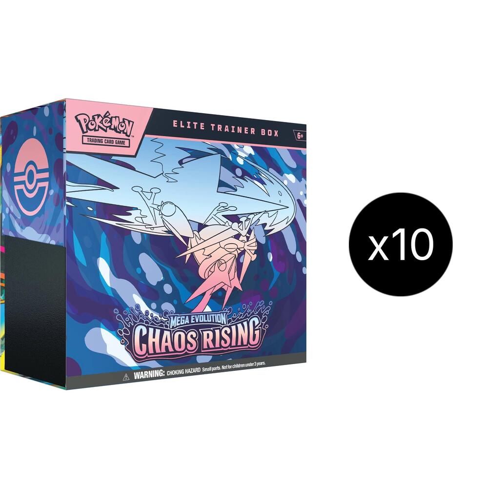 Pokémon Chaos Rising Elite Trainer Box Case – Englisch