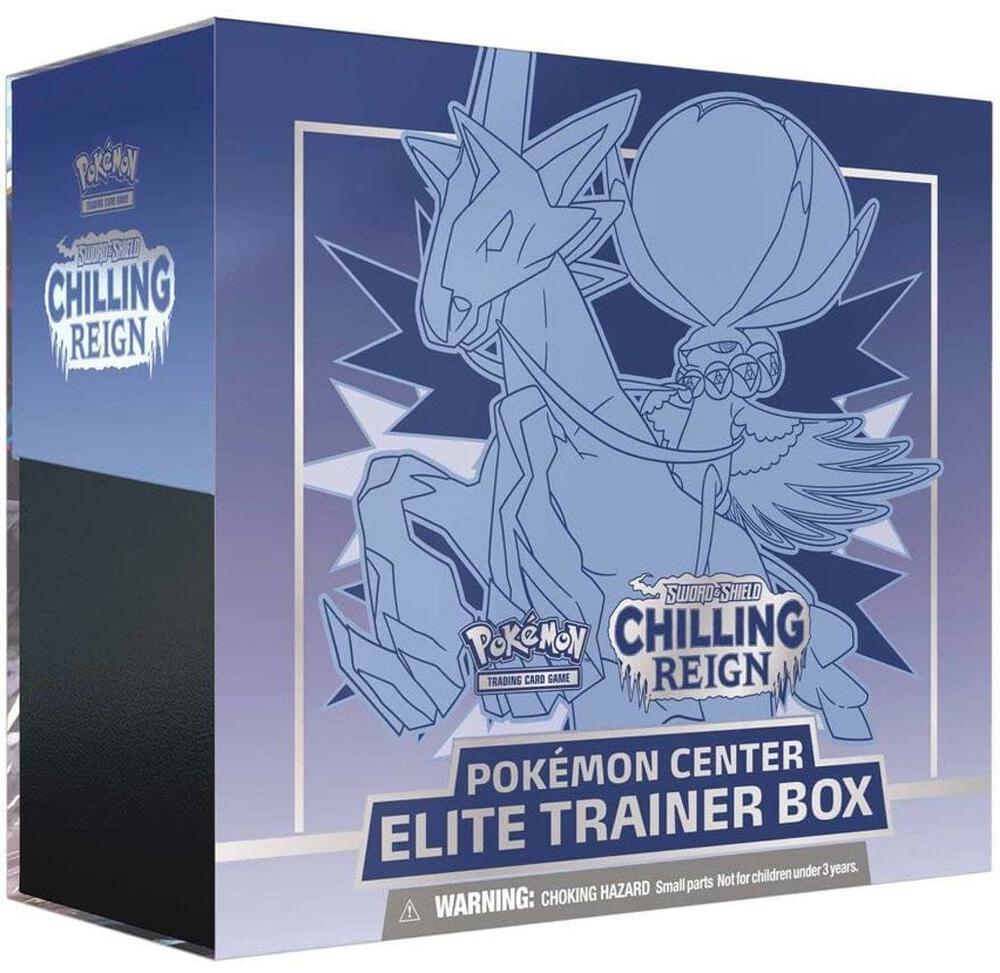 Pokémon Chilling Reign Pokemon Center Elite Trainer Box [Ice Rider Calyrex] (Exclusive) – Englisch