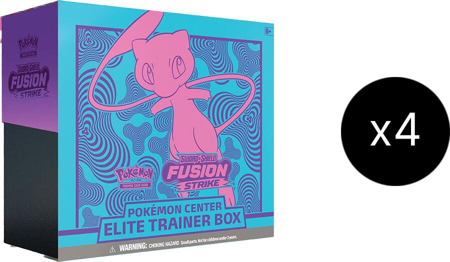 Pokémon Fusion Strike Pokemon Center Elite Trainer Box Case (Exclusive) – Englisch