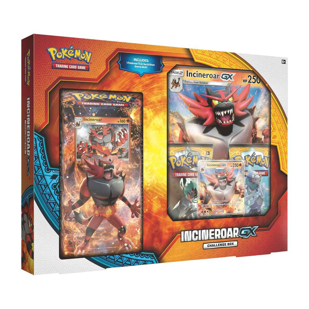 Pokémon Incineroar GX Challenge Box – Englisch
