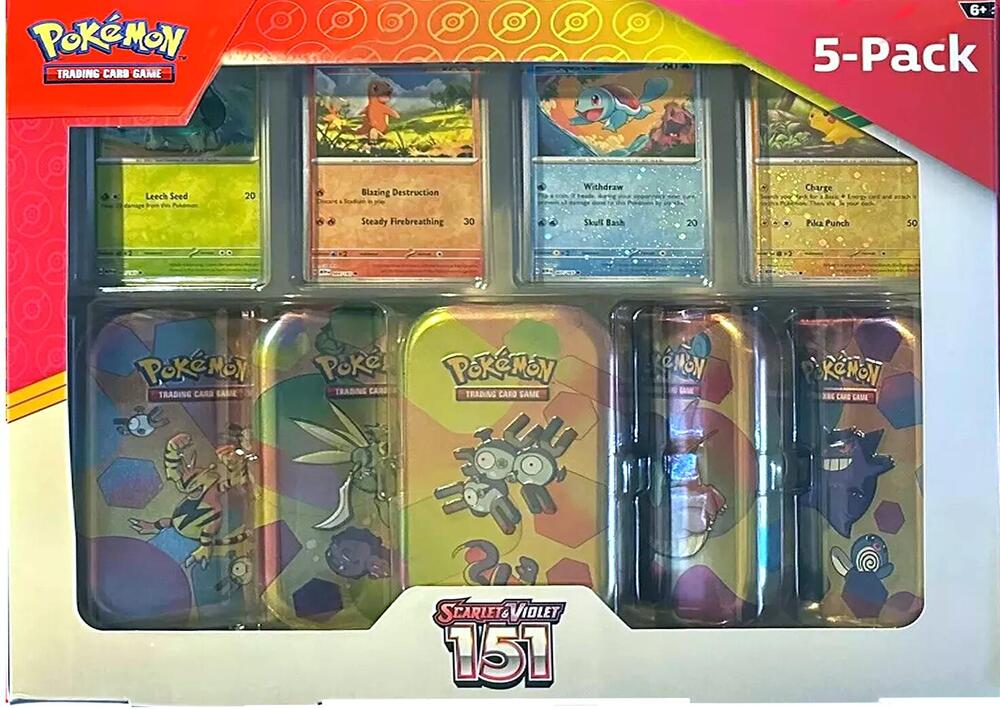 Pokémon Costco Pokemon Scarlet & Violet 151 Mini Tin 5-pack (Magneton) – Englisch