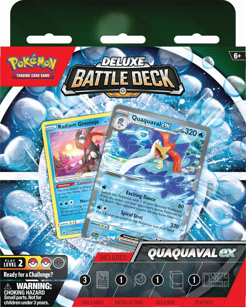 Pokémon Deluxe Battle Deck [Quaquaval ex] – Englisch