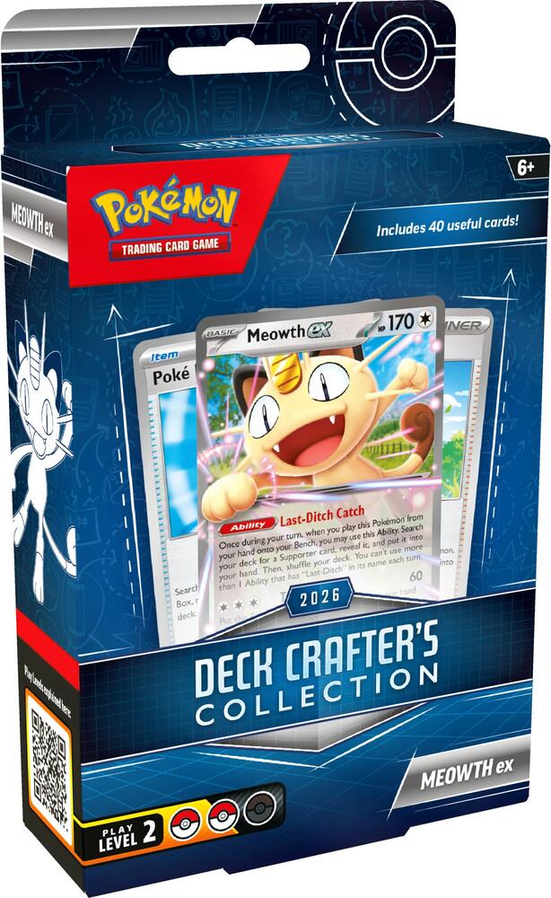 Pokémon Deck Crafter's Collection - Meowth ex – Englisch