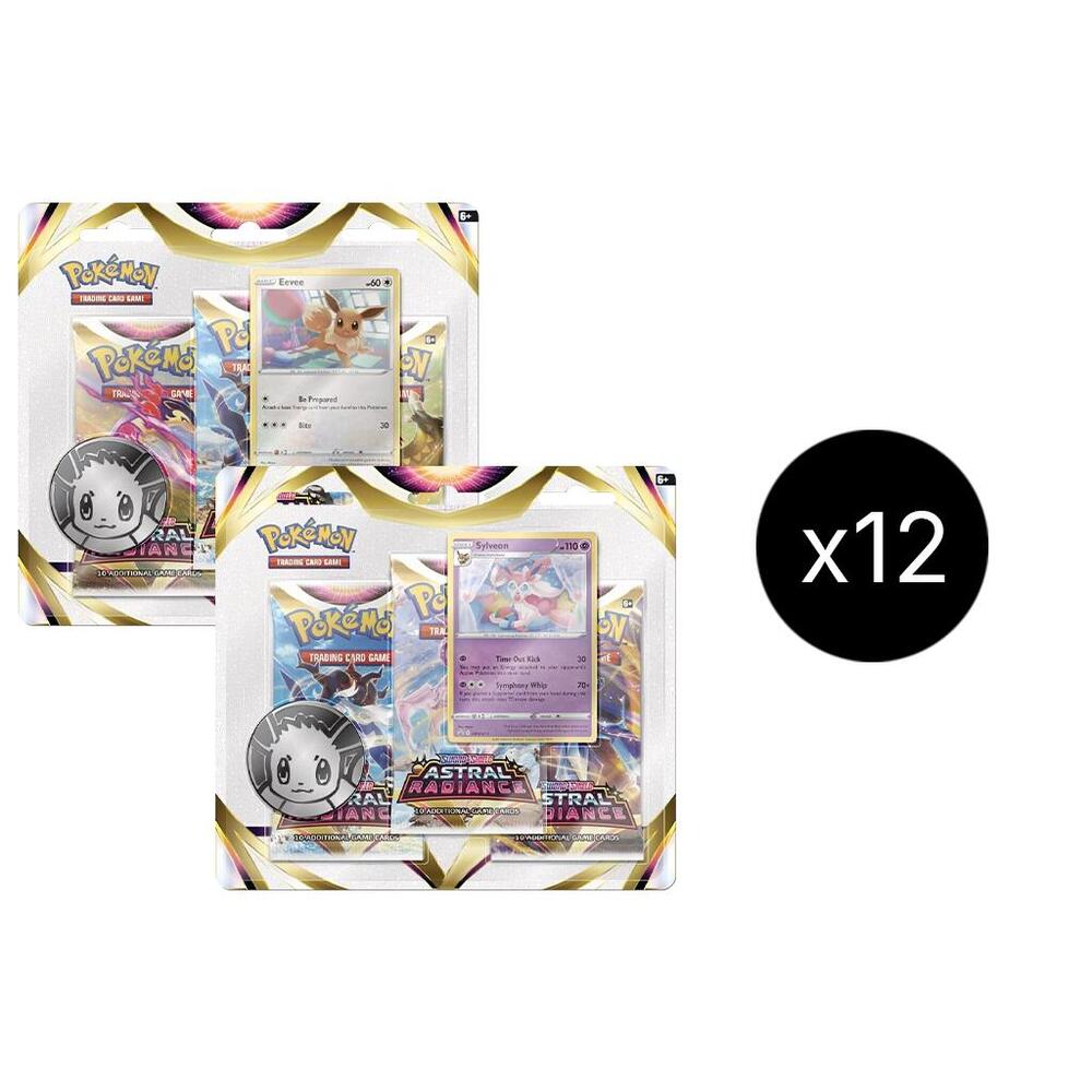 Pokémon Astral Radiance 3 Pack Blister Case – Englisch