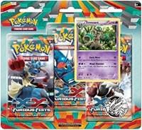 Pokémon Furious Fists 3 Pack Blister [Trevenant] – Englisch