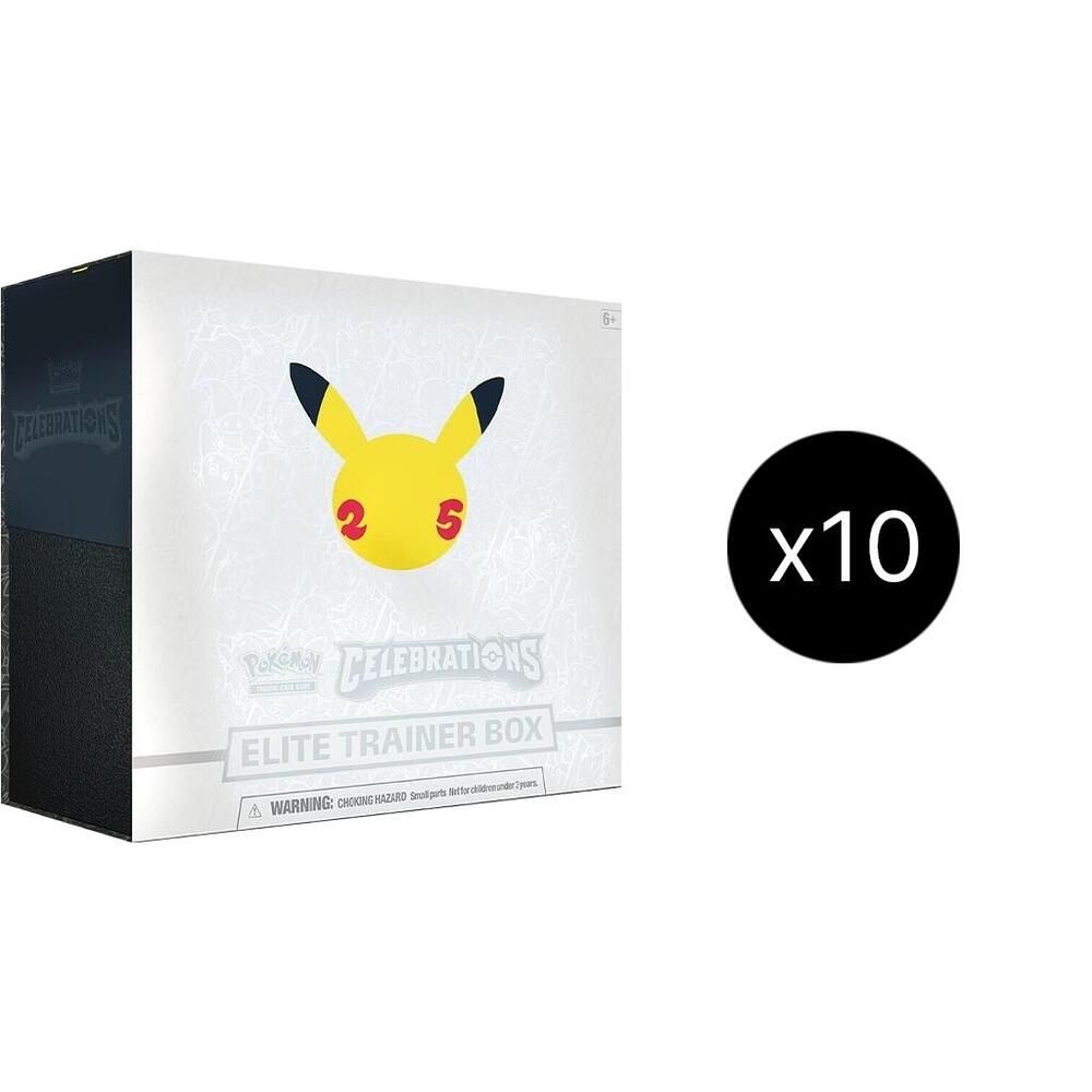 Pokémon Celebrations Elite Trainer Box Case – Englisch
