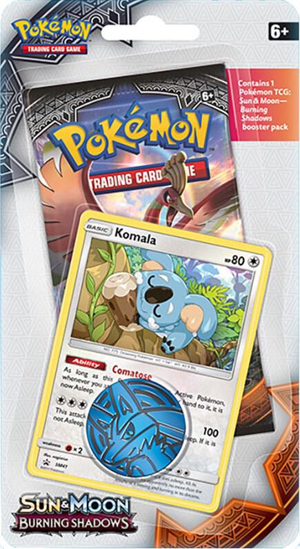 Pokémon Burning Shadows Single Pack Blister [Komala] – Englisch