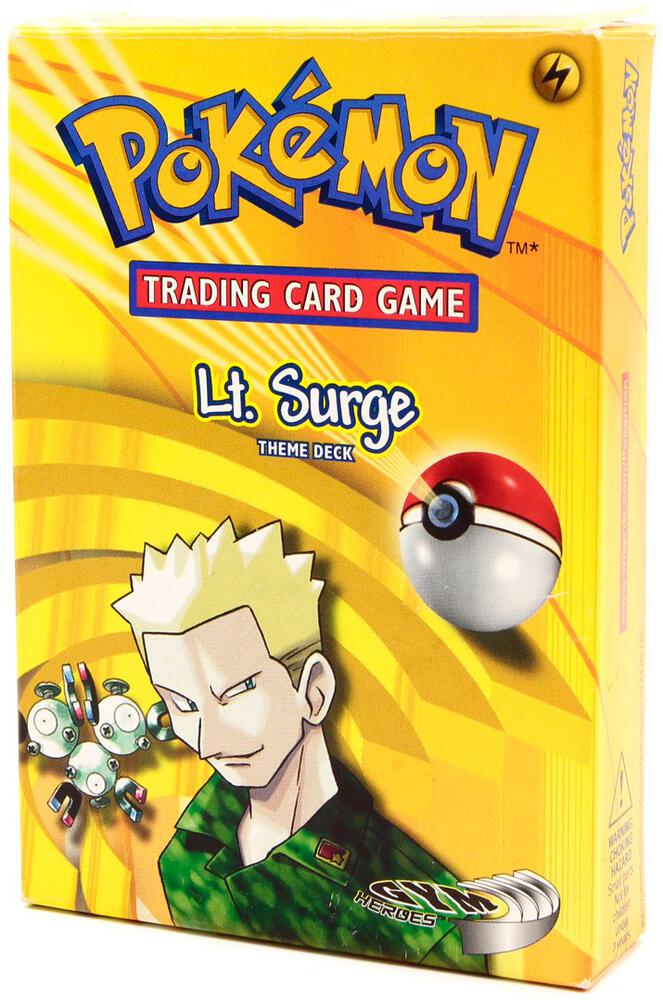 Pokémon Gym Heroes Theme Deck - "Lt. Surge" – Englisch