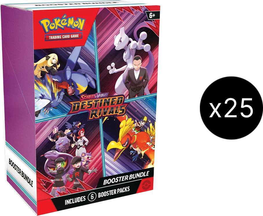Pokémon Destined Rivals Booster Bundle Case – Englisch