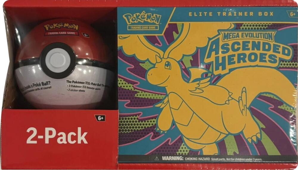Pokémon Ascended Heroes Elite Trainer Box and Pokeball (Sam's Club) – Englisch
