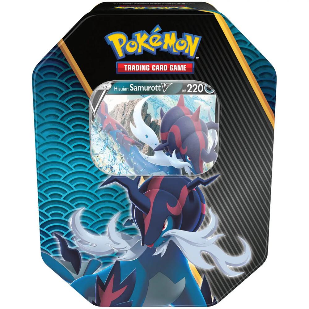 Pokémon Divergent Powers Tin [Hisuian Samurott V] (International Version) – Englisch