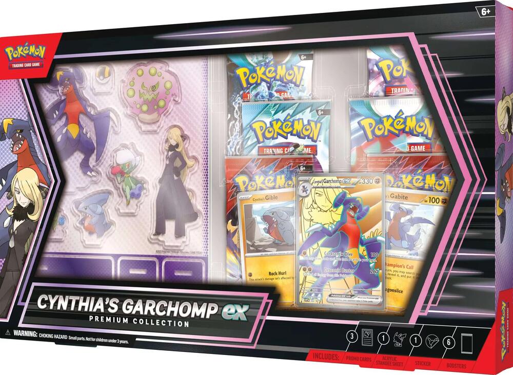 Pokémon Cynthia's Garchomp ex Premium Collection – Englisch
