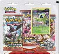 Pokémon BREAKthrough 3 Pack Blister [Celebi] – Englisch