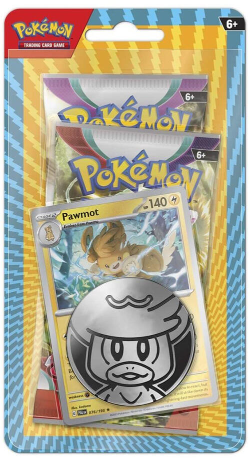 Pokémon Checklane 2-Pack Blister [Pawmot] (1-tab) – Englisch