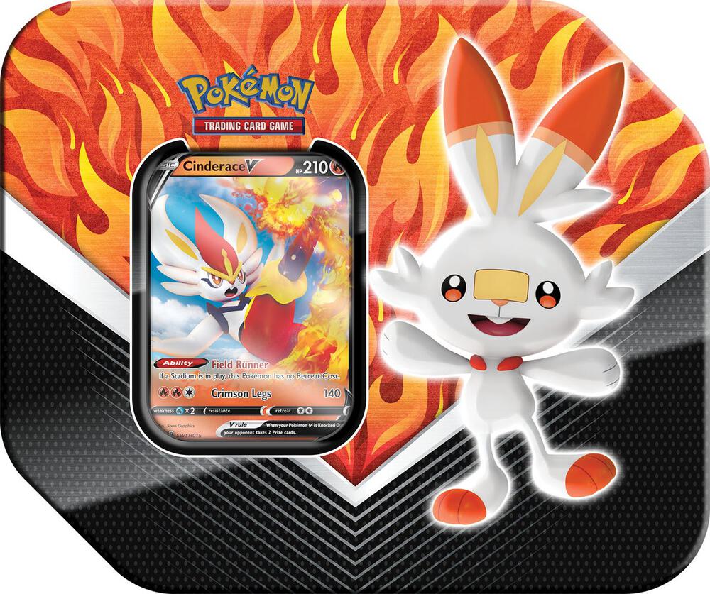 Pokémon Galar Partners Tin [Cinderace V] – Englisch