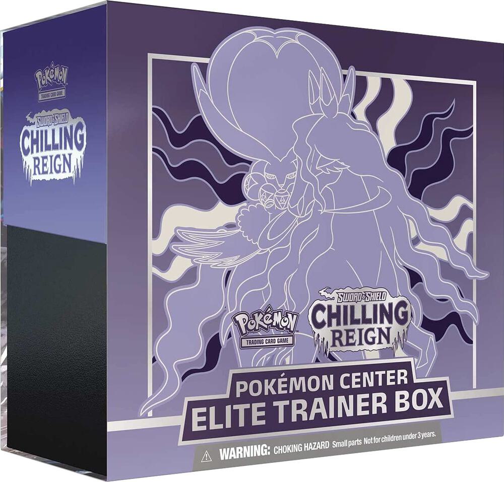 Pokémon Chilling Reign Pokemon Center Elite Trainer Box [Shadow Rider Calyrex] (Exclusive) – Englisch