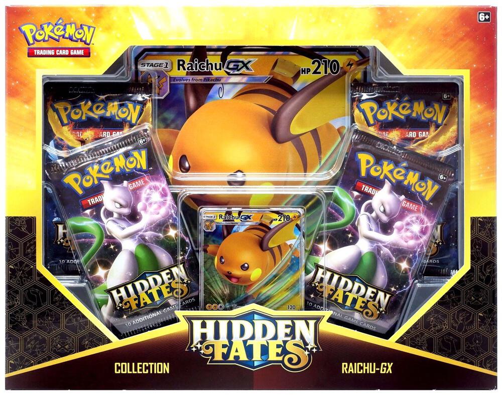 Pokémon Hidden Fates Collection [Raichu GX] – Englisch