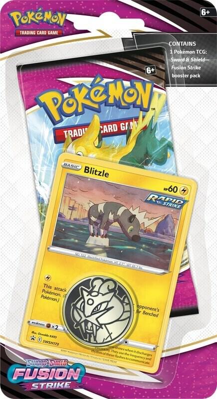 Pokémon Fusion Strike Single Pack Blister [Blitzle] – Englisch