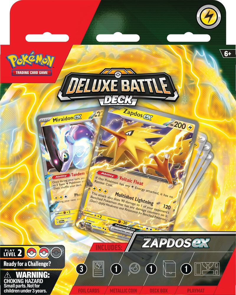Pokémon Deluxe Battle Deck [Zapdos ex] – Englisch