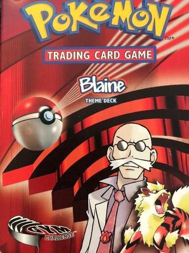 Pokémon Gym Challenge Theme Deck - "Blaine" – Englisch