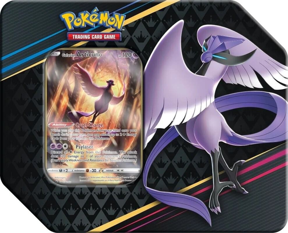 Pokémon Crown Zenith Tin [Galarian Articuno] – Englisch