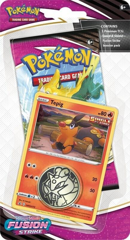 Pokémon Fusion Strike Single Pack Blister [Tepig] – Englisch