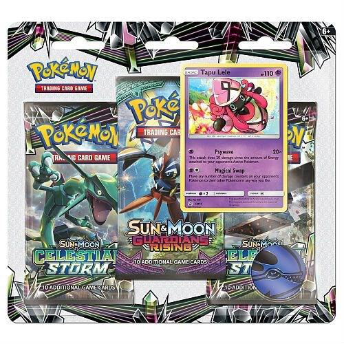 Pokémon Celestial Storm 3 Pack Booster Blister [Tapu Lele] – Englisch