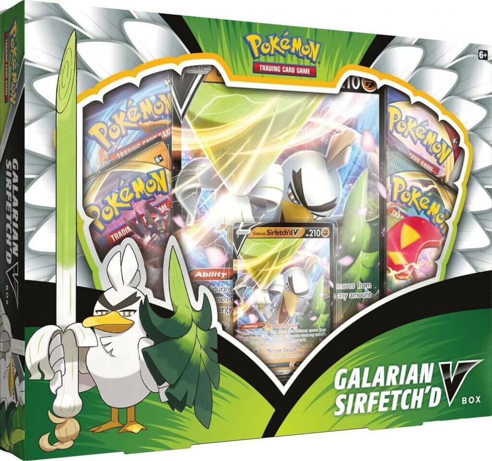 Pokémon Galarian Sirfetch'd V Box – Englisch
