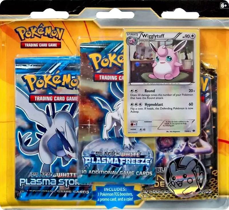 Pokémon Black & White 3 Pack Booster Blister Special Edition [Wigglytuff] – Englisch