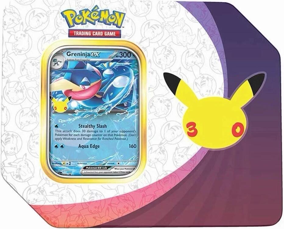 Pokémon 30th Celebration ex Tin [Greninja ex] (Retail Version) – Englisch