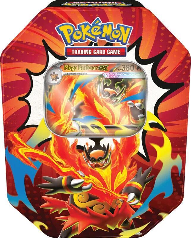 Pokémon Ascended Heroes Tin [Mega Emboar ex] – Englisch