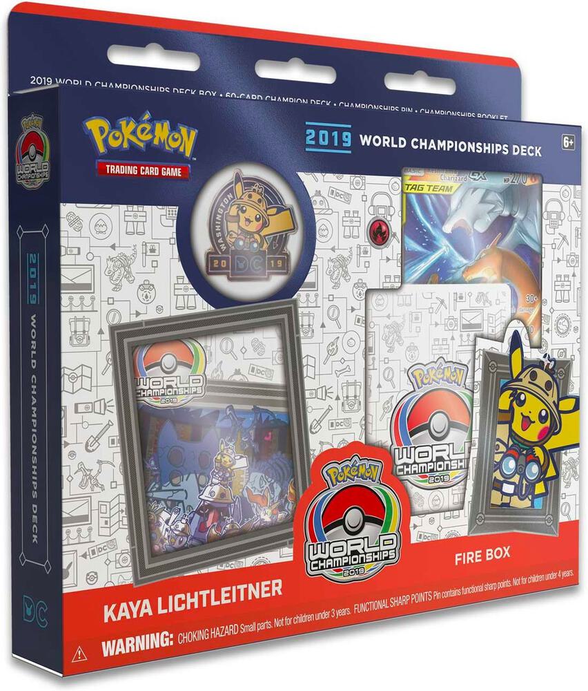 Pokémon 2019 World Championship Deck: Kaya Lichtleitner (Fire Box) – Englisch
