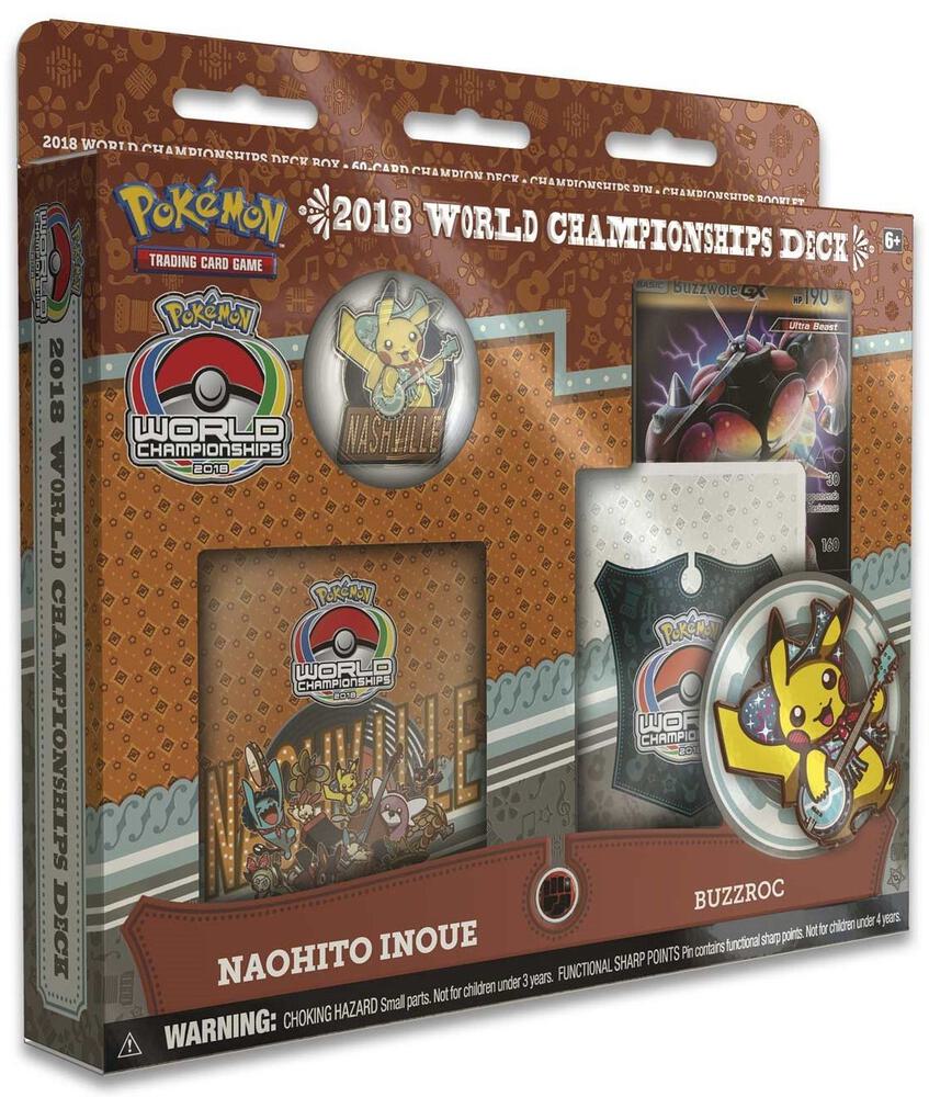 Pokémon 2018 World Championship Deck: Naohito Inoue (Buzzroc) – Englisch
