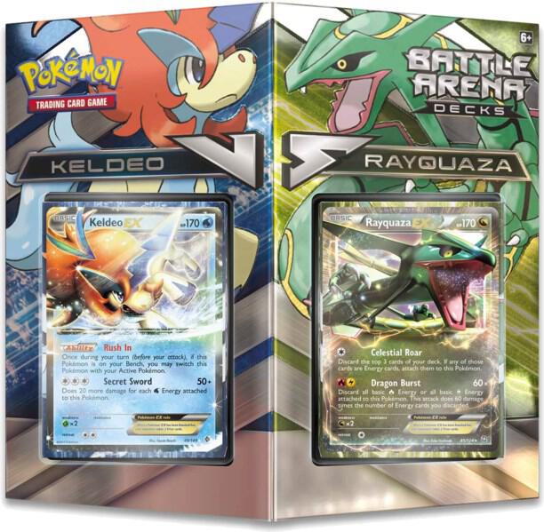 Pokémon Battle Arena Decks: Keldeo EX vs Rayquaza EX – Englisch